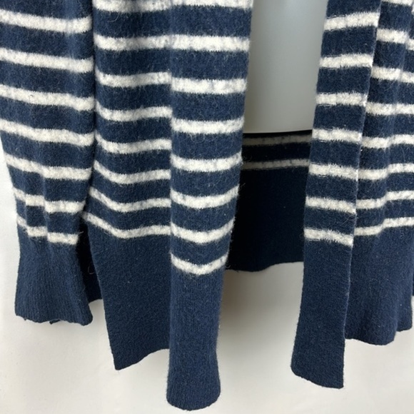 Madewell Cozy Walker Striped Merino Wool Alpaca Blend Cardigan Sweater Size L - Picture 5 of 8